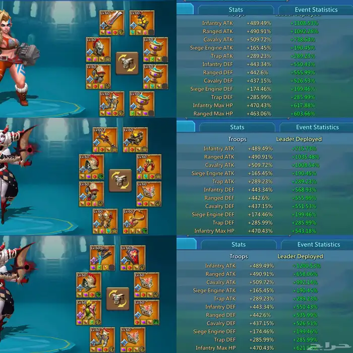 قائد حشد وعجائب لوردس موبايل(انباع) 1