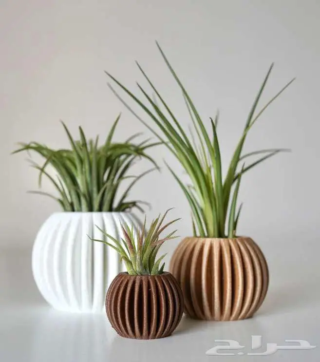 أحواض نباتات عصرية   مطبوعة بتقنية 3D Printing   جدة 4