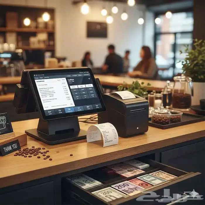 جهاز كاشير لمس للمطاعم والبوفيهات 0