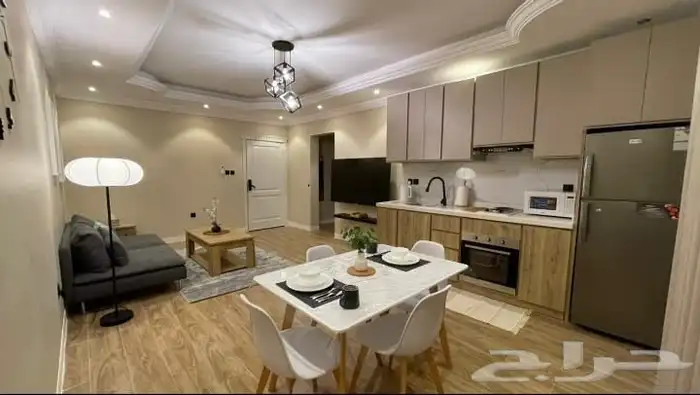 شقة مفروشة فاخرة للايجار الشهري بحي النهضة 3