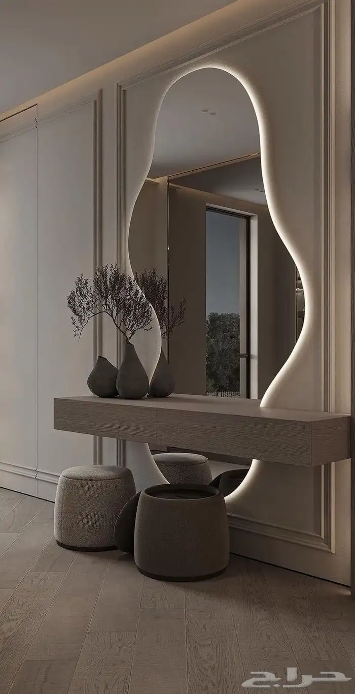 شي بورد بديل رخام باركيه مداخل غرف نوم 69