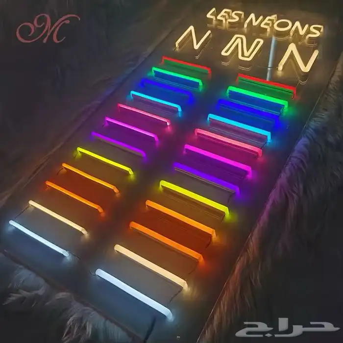 حروف بارزه مضيئه طباعه نيون دعايه واعلان وكاله معتمده خطاط 15