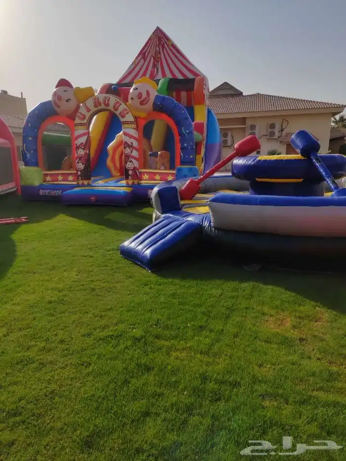 لتأجير العاب الكرنفال والنطيطات الهوائيه 9