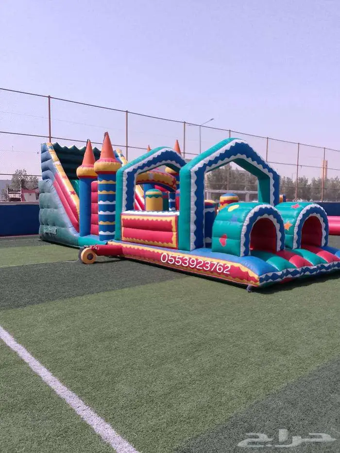 تاجير نطيطات زحليقه مائيه ملعب صابوني 1