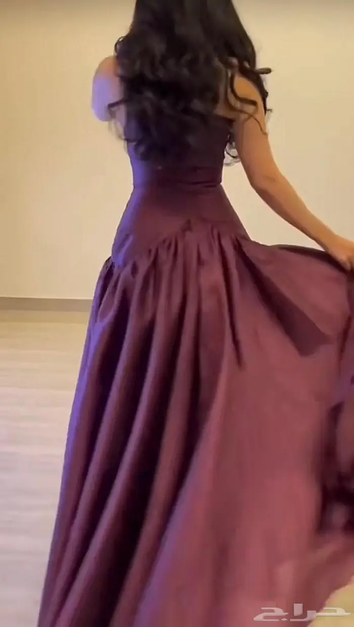 فستان برغندي 2