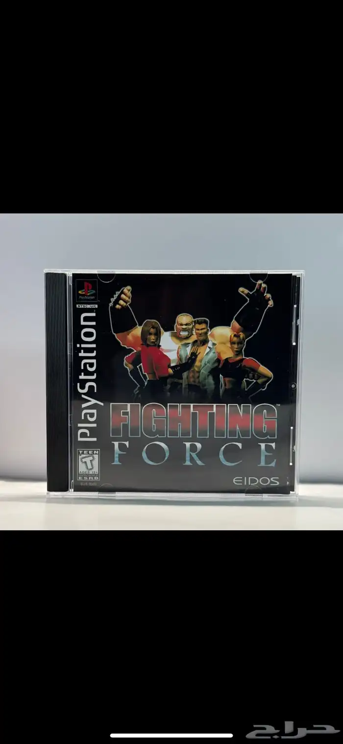 شريط لعبة قتال الشوارع سوني 1 Fighting Force PS1 0