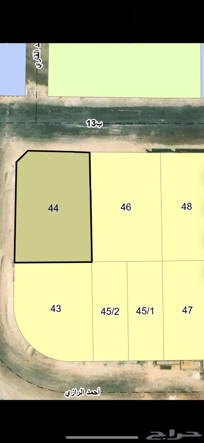 ارض سكنيه زاوية للبيع الخبر العزيزيه حي الرجاء 0