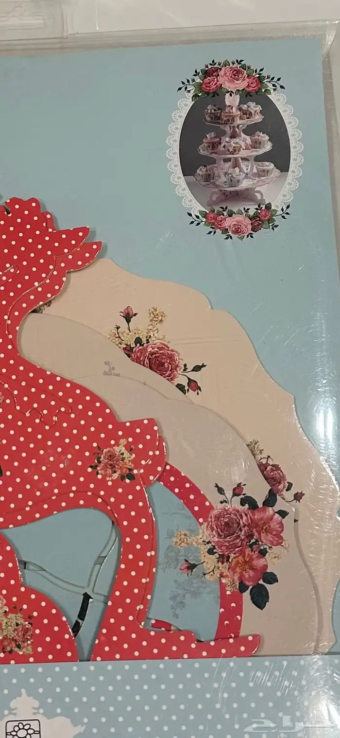 حامل كيك حامل كعك 3 طبقات متين جدا 5