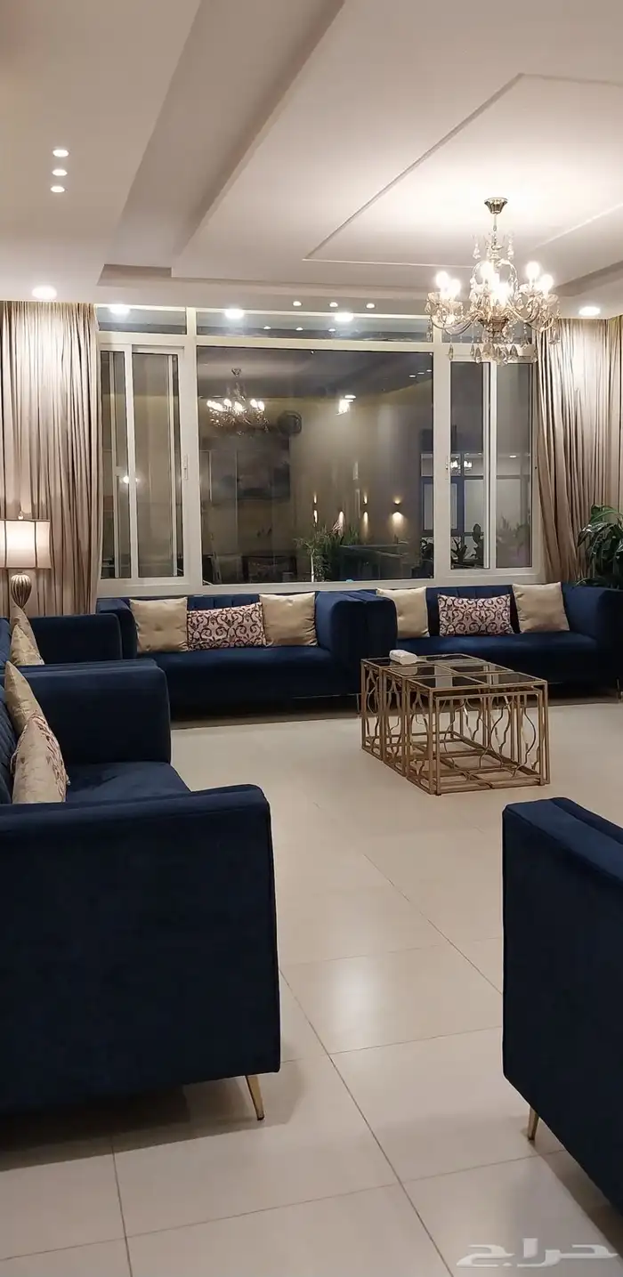 كنب 7 قطع يكفي ل 15 شخص 4