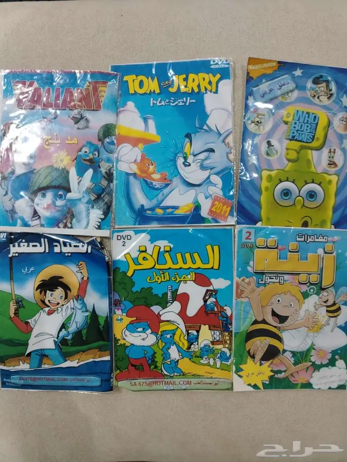 اشرطة dvd افلام كرتون 3