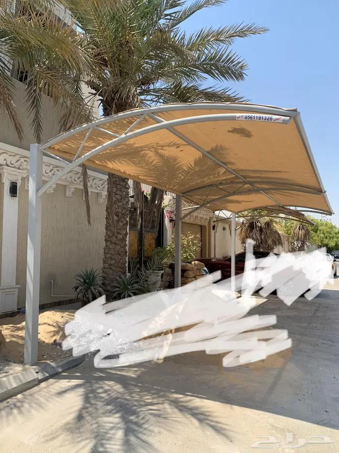 مظلة سيارات شبه جديده 0