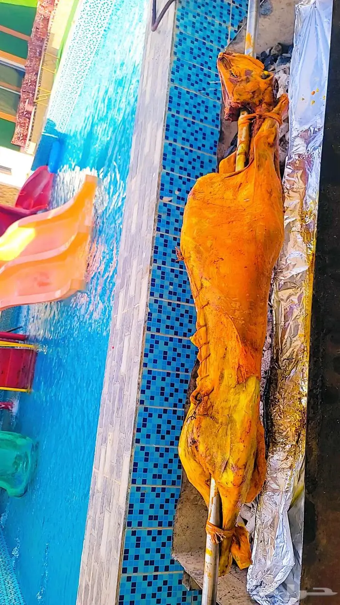 خروف مشوي علا الجمر 2