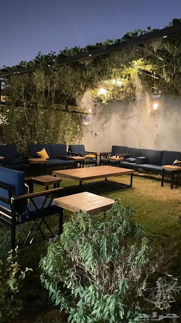 جلسات خارجية عروض يوم الوطني عرض خشب حدي درر جاهز تفصيل طقم 71