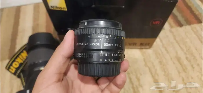 كاميرا نيكون Nikon D90   عدستين 1.4 0
