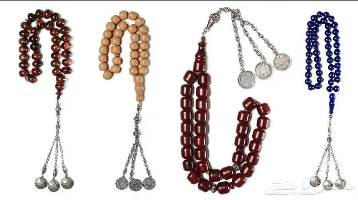 سبحة رجالية متنوعة فاتوران اصلي ومسكي طبيعي (4 أشكال) 0