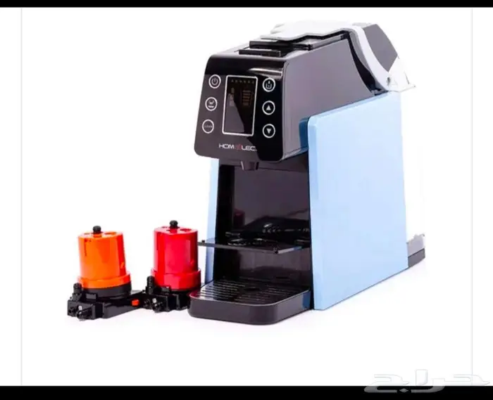 ماكينة قهوة هوم إلك 4 1 كبسولات لون أزرق 0