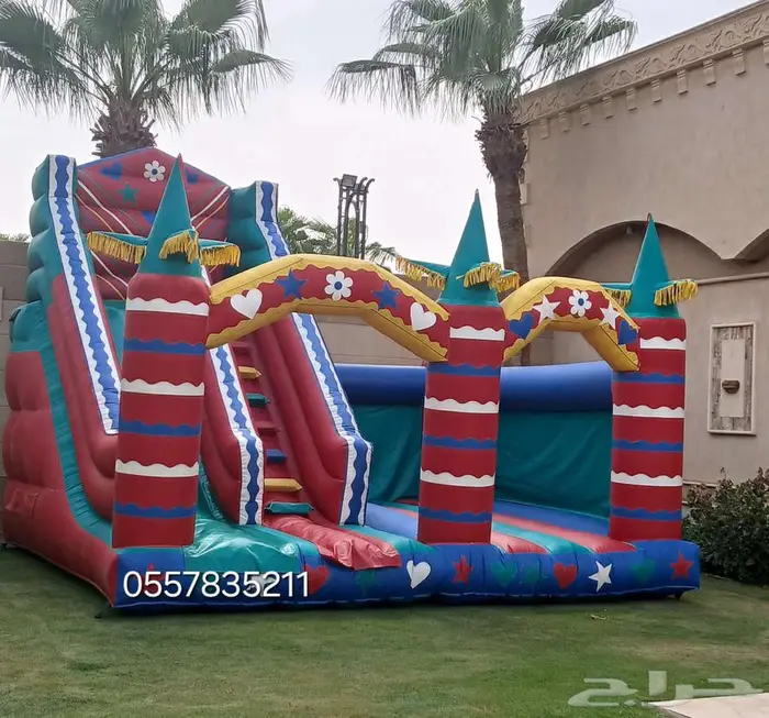 ايجار زحاليق مائيه نطيطات ملعب صابوني 1