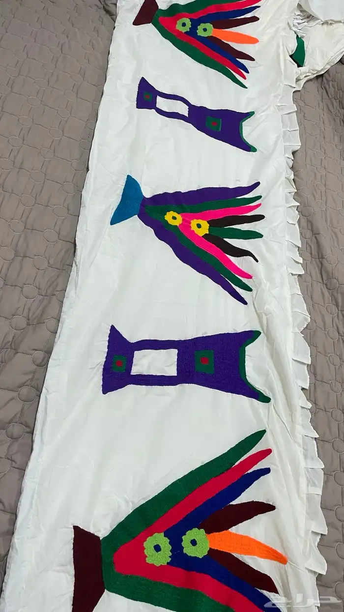 تطريز يدوي شرشف 2