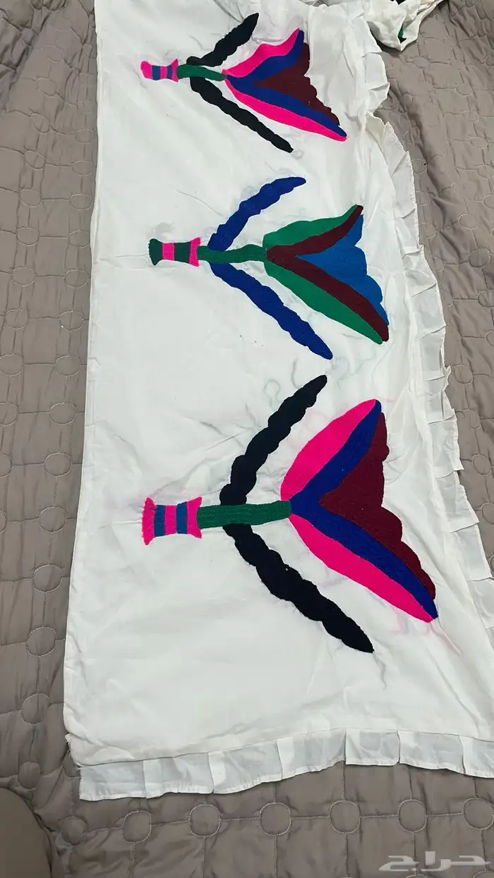 تطريز يدوي شرشف 5