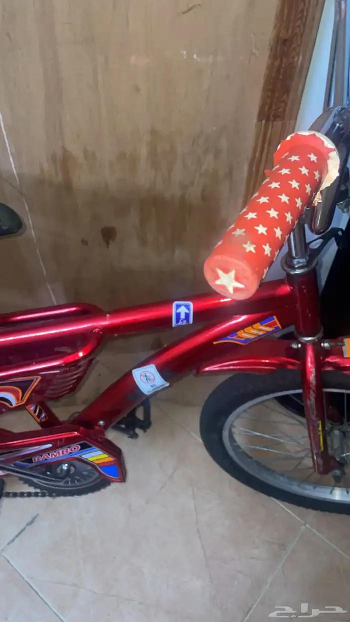 بسكليت رامبو عنابي 0