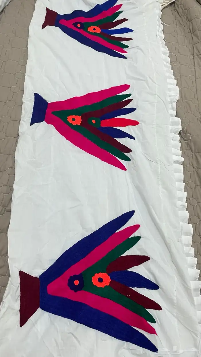 تطريز يدوي شرشف 1