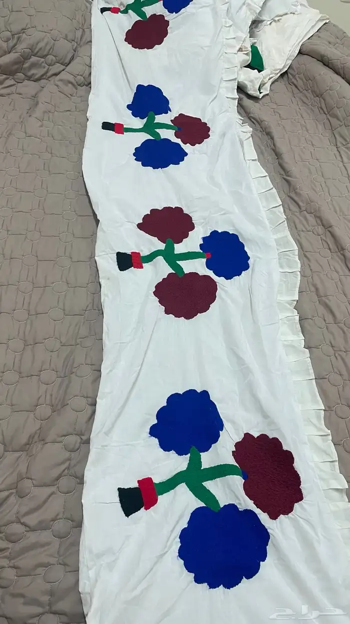تطريز يدوي شرشف 4