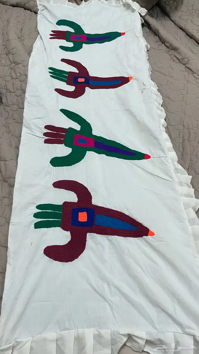 تطريز يدوي شرشف 3