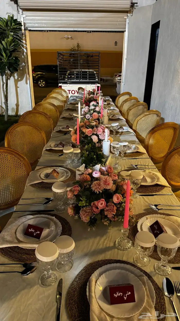 تنسيق حفلات طاولات وكراسي 4