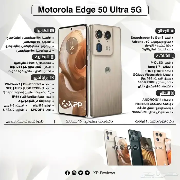 جوال موتورلا ايدج 50 الترا 1