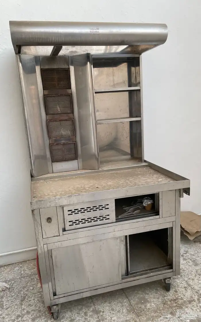 طاولات وأحواض ستيل وشواية شاورما وأفران 0