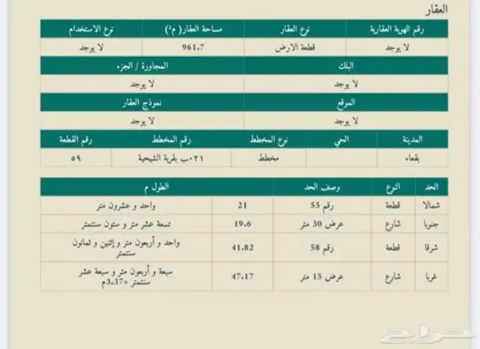 أرض تجارية للبيع 0
