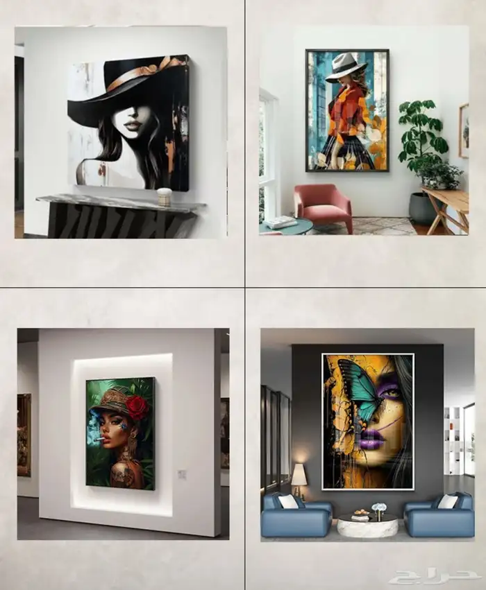 لوحات جدارية لوحات فنية 86