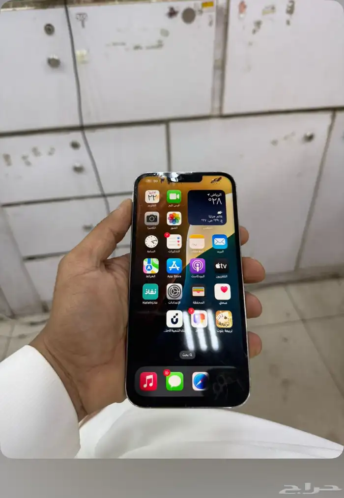 ايفون 13 برو ماكس ابيض الذاكرة 256 البطاريه 79 1