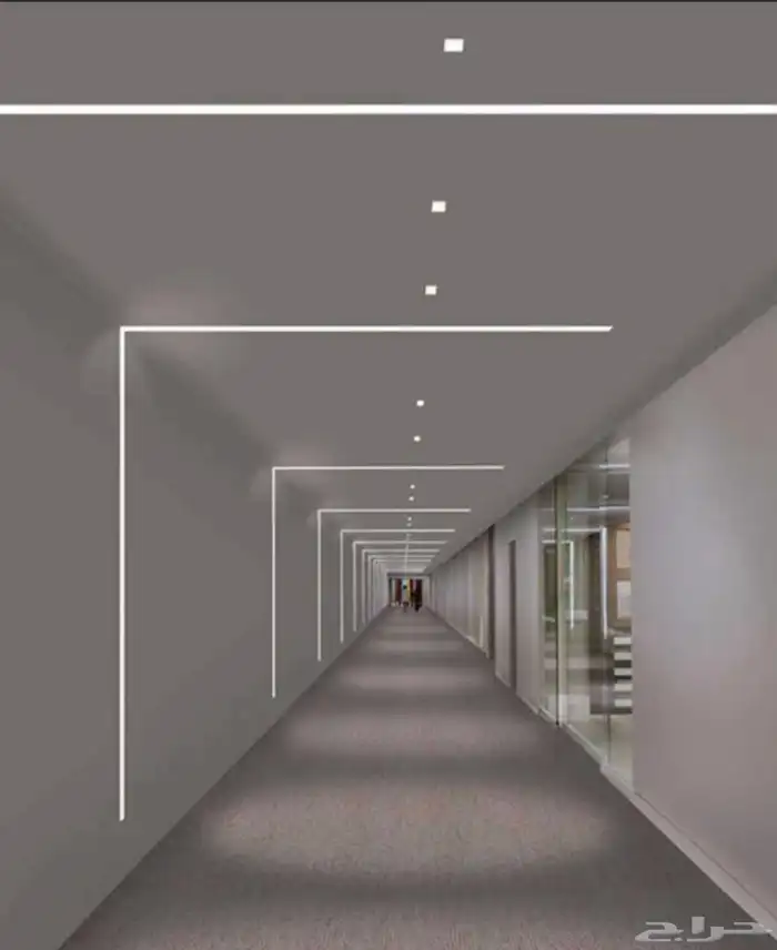 بروفايل المنيوم إنارة سترب لايت 10