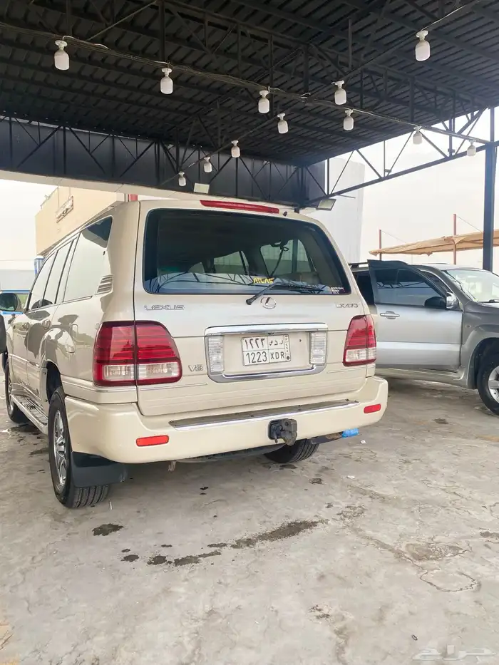 جيب لكزس Lx470 لون كريمي 2006 ممشى 400 26