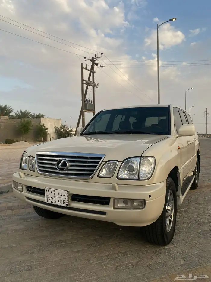 جيب لكزس Lx470 لون كريمي 2006 ممشى 400 14
