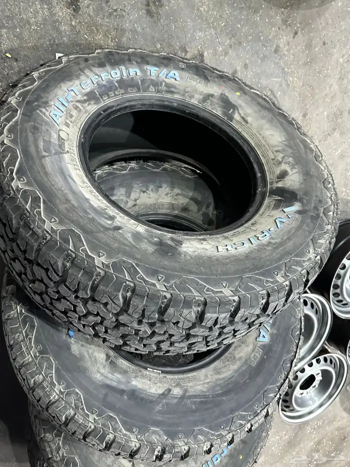 كفرات نص حجري فيرتش مقاس 315 70 17 بزرعهاء 27