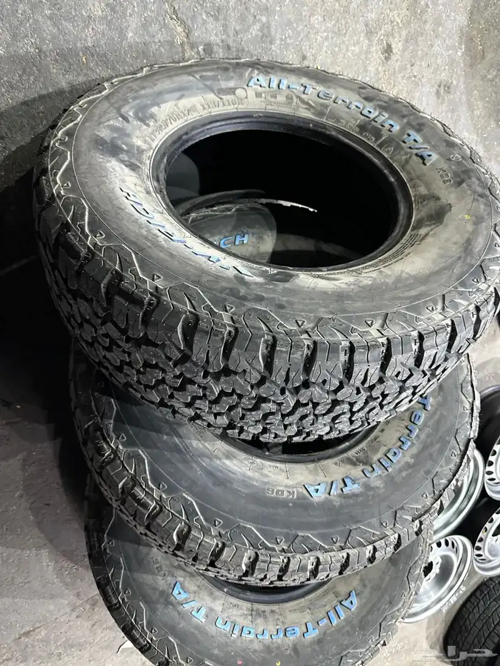 كفرات نص حجري فيرتش مقاس 315 70 17 بزرعهاء 10