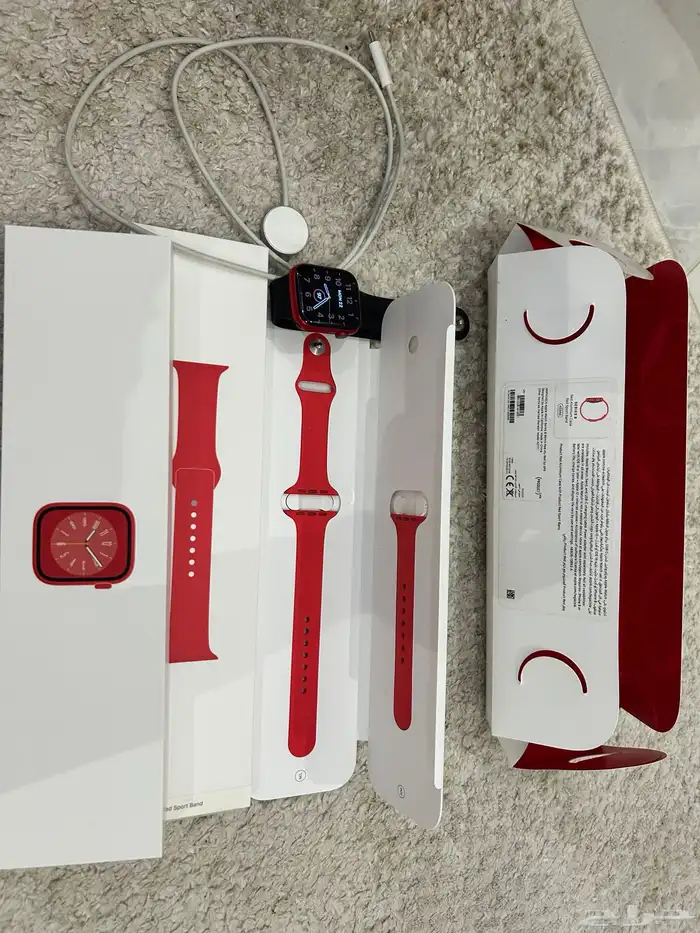 فرصه ساعه ابل الاصدار الثامن 8 applewatch 8gps 7