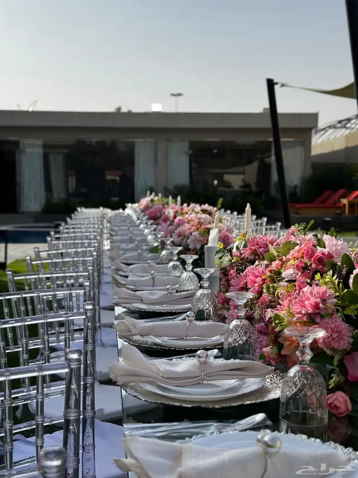 تنسيق حفلات طاولات وكراسي 7