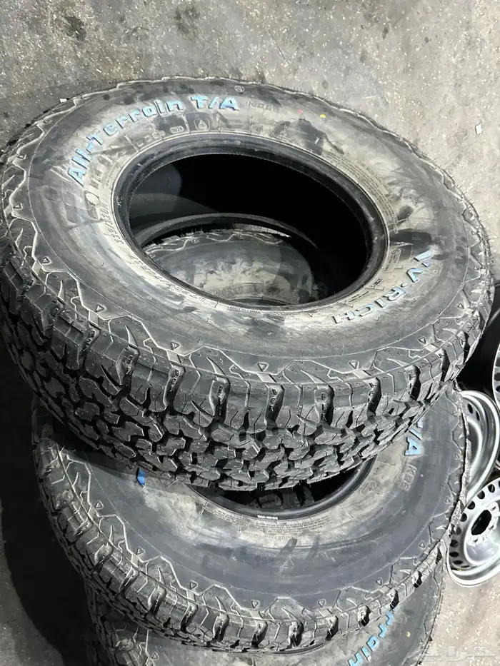 كفرات نص حجري فيرتش مقاس 315 70 17 بزرعهاء 13