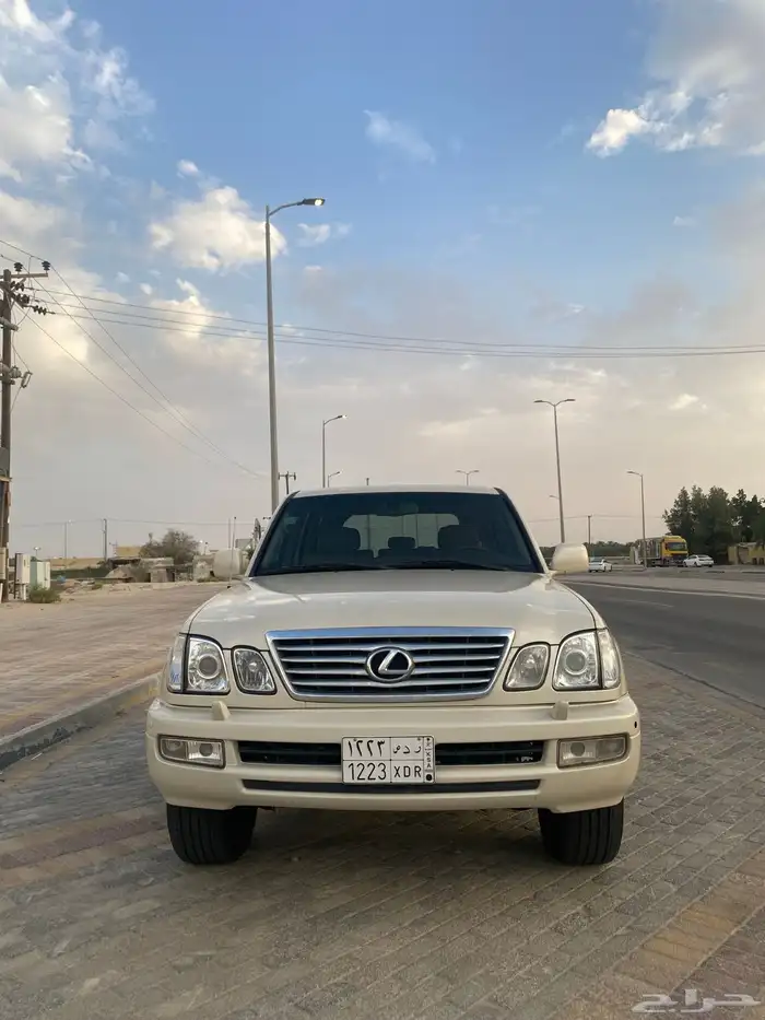 جيب لكزس Lx470 لون كريمي 2006 ممشى 400 16