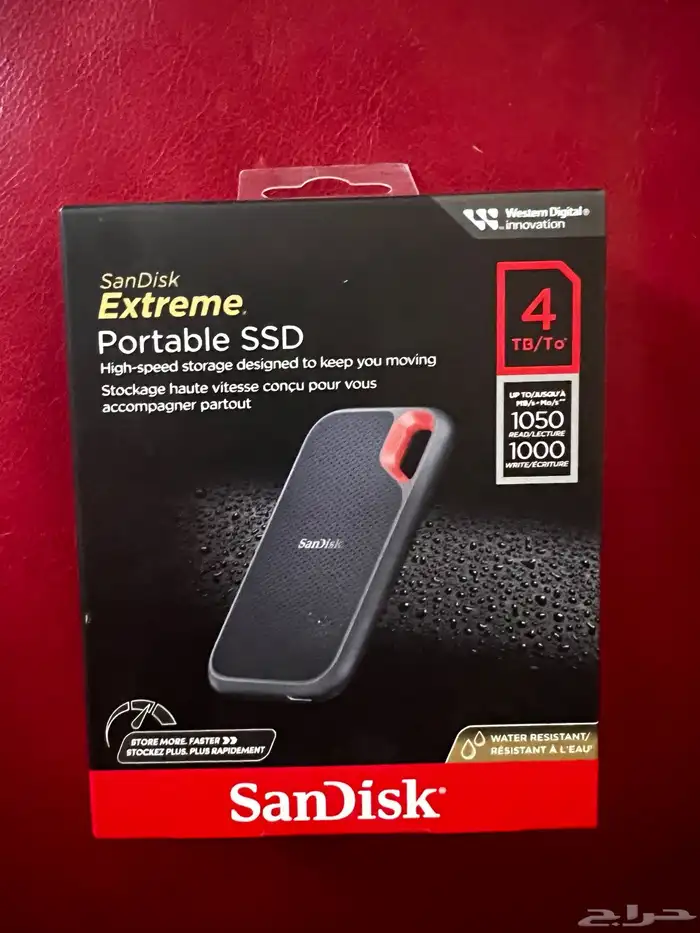 Sandisk Extreme 4TB Portable SSD (BRAND NEW) (جديد ) 0
