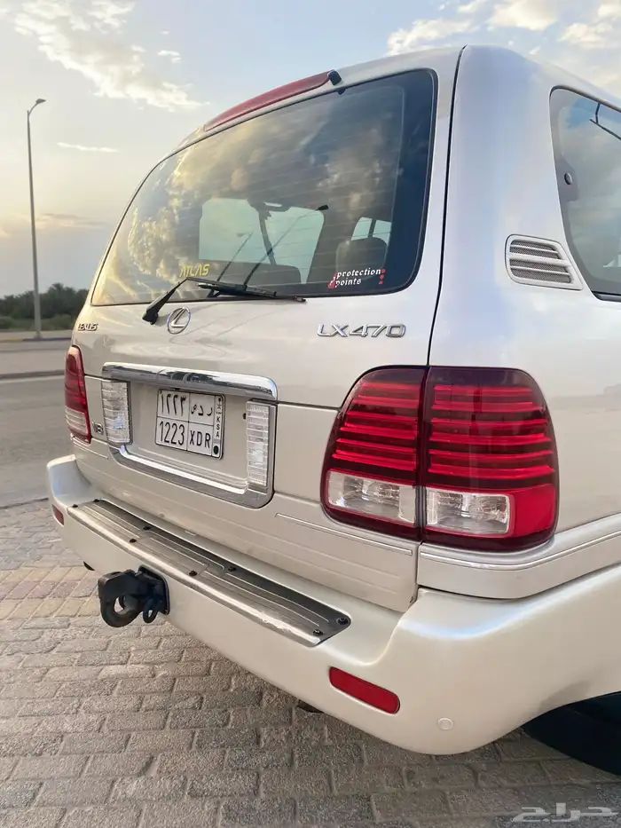 جيب لكزس Lx470 لون كريمي 2006 ممشى 400 2