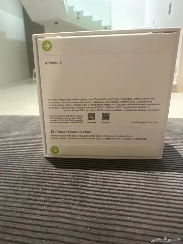 سماعة AirPods 4 جديده لم تفتح ولا تستخدم 3