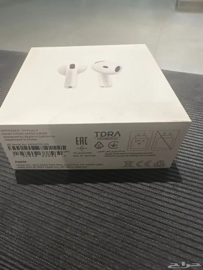 سماعة AirPods 4 جديده لم تفتح ولا تستخدم 1