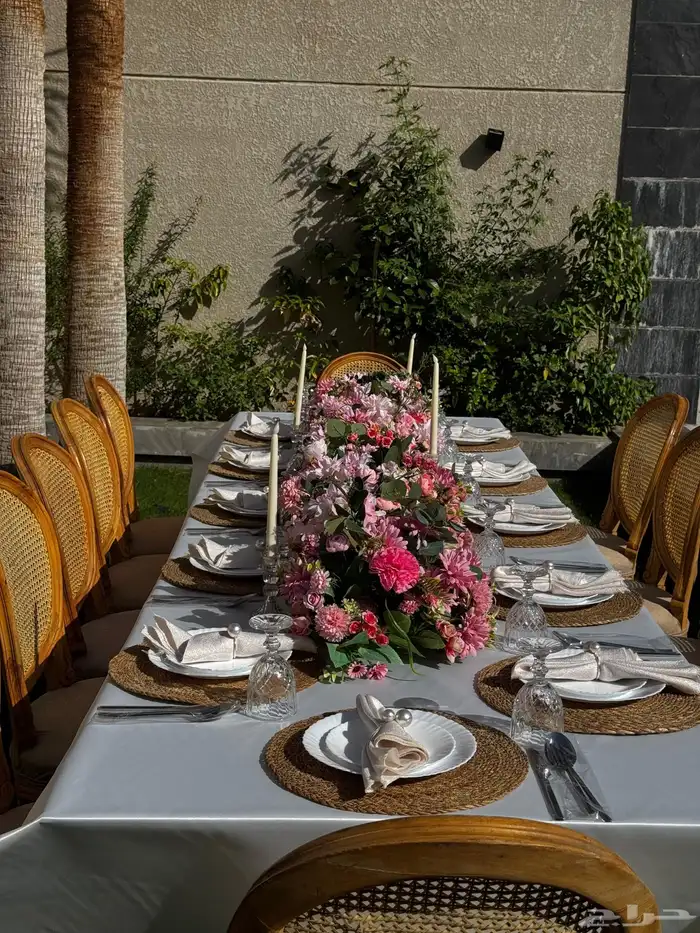 تنسيق حفلات طاولات وكراسي 1