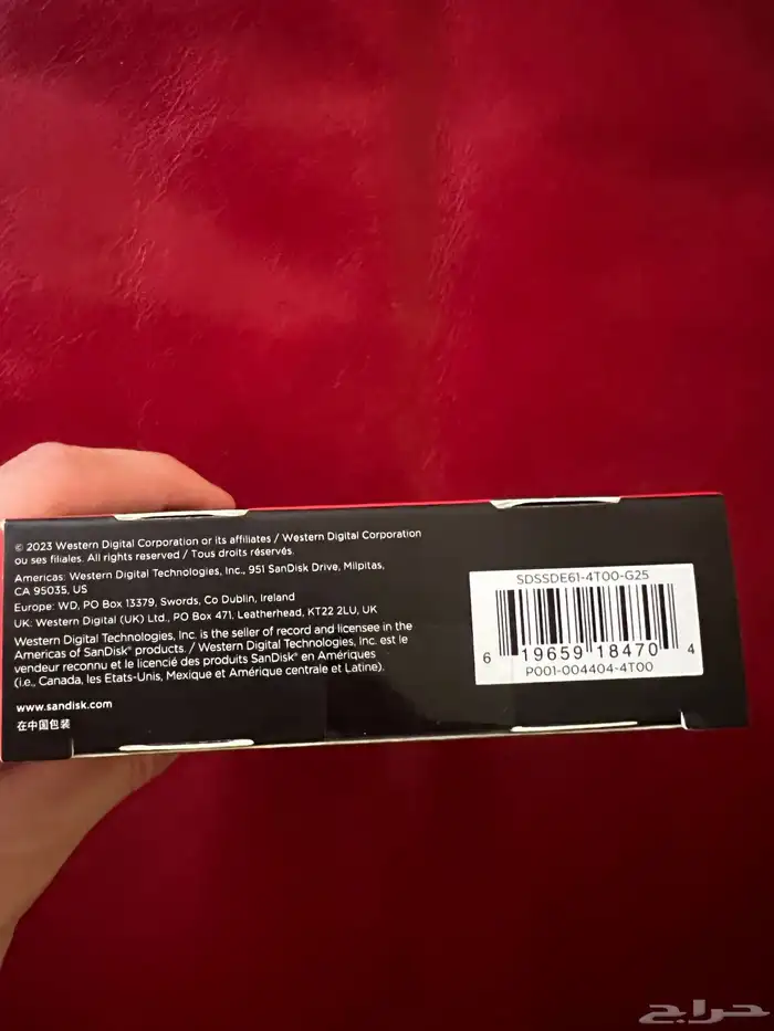 Sandisk Extreme 4TB Portable SSD (BRAND NEW) (جديد ) 2