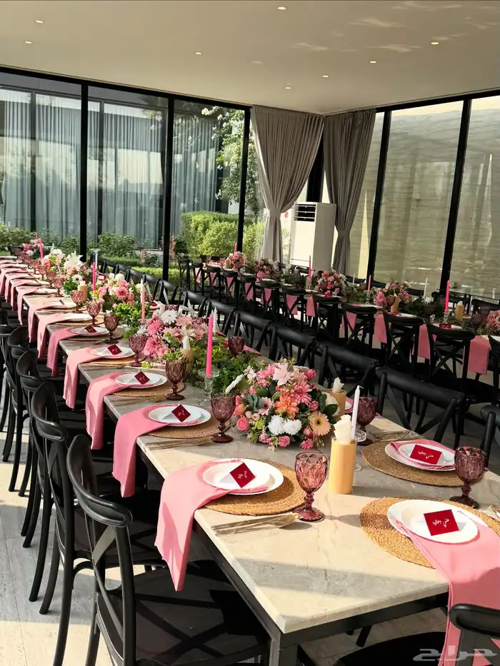 تنسيق حفلات طاولات وكراسي 10