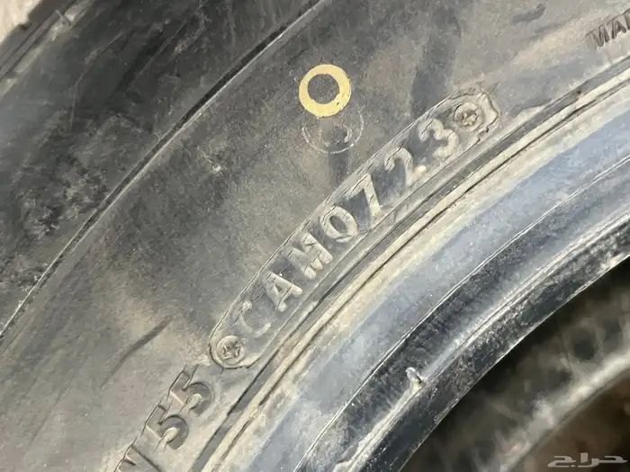 كفرات برجستون جديد موديل 23 في سنه ضمان مقاس 195R15 2